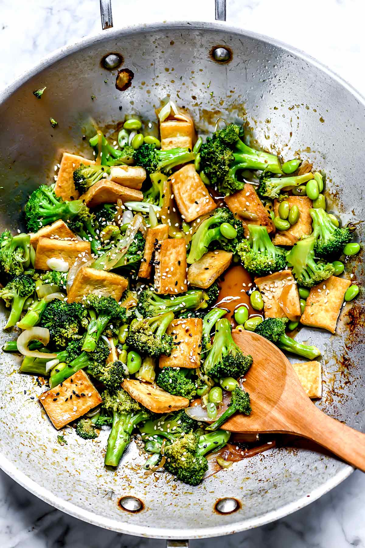 Teriyaki Tofu Stir-Fry with Broccoli and Jasmine Rice