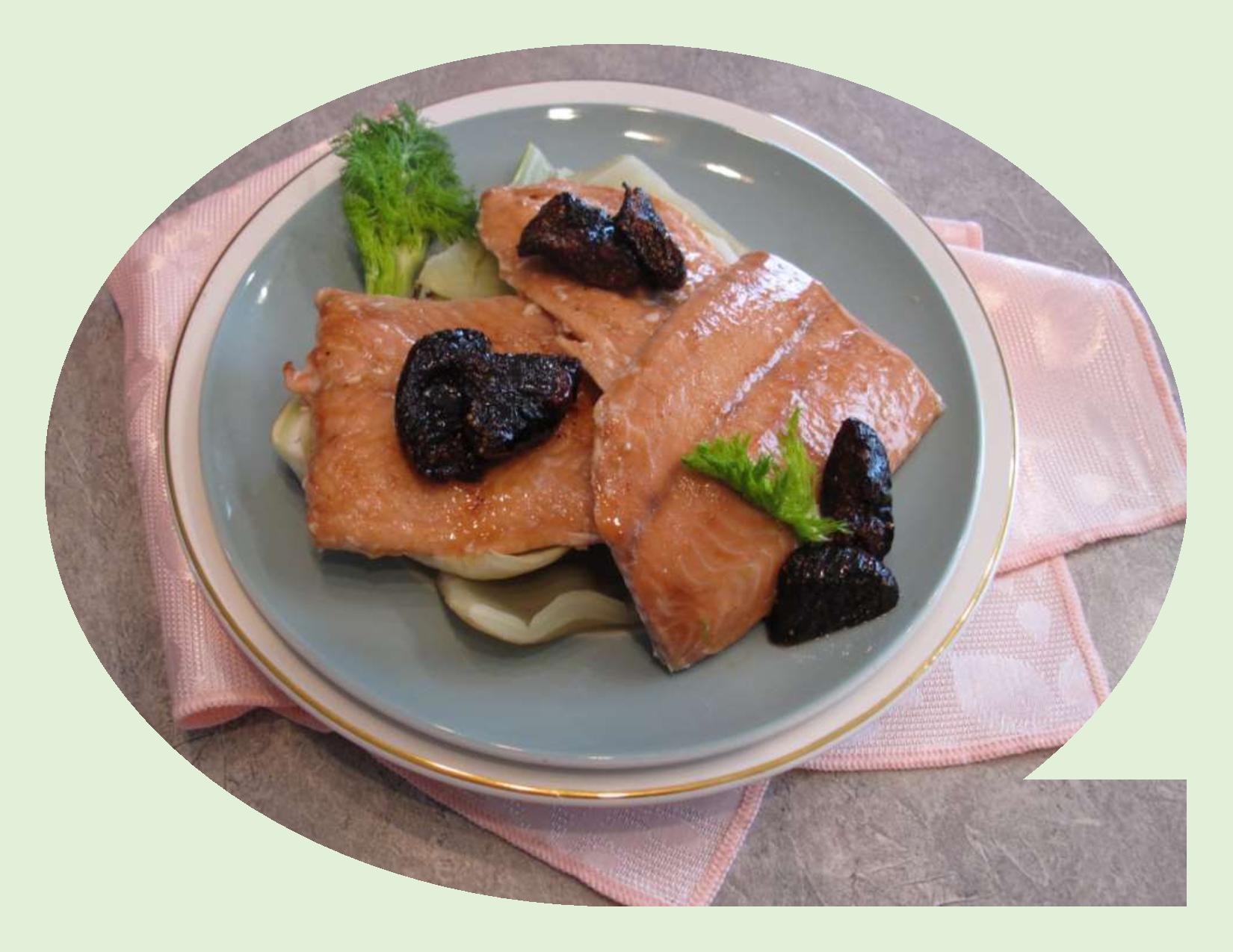 Turmeric-Ginger Salmon with Roasted Fennel