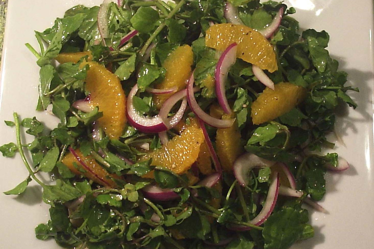 Watercress and Orange Salad with Citrus Vinaigrette