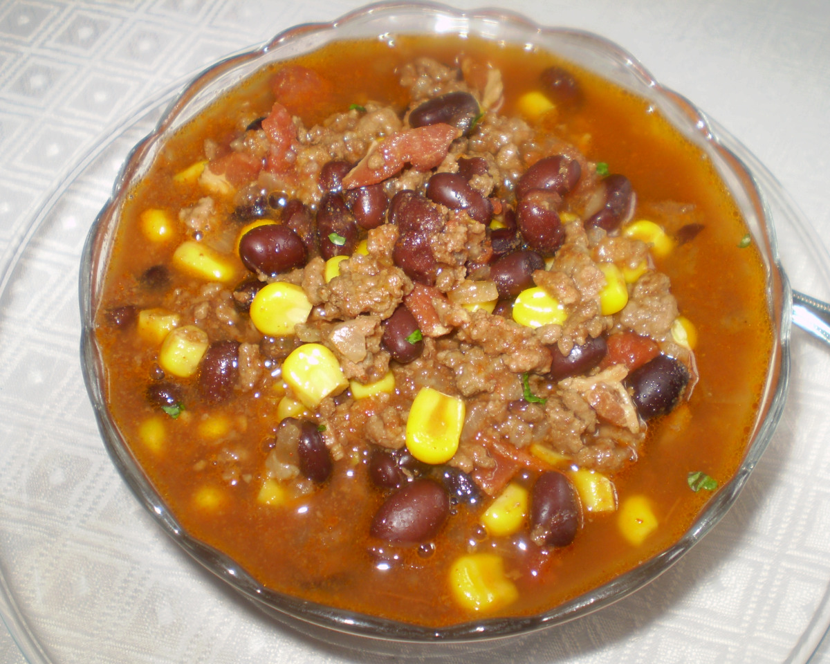 Golden Corn and Black Bean Soup