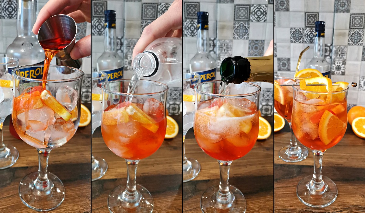 Aperol-Spritz Cocktail