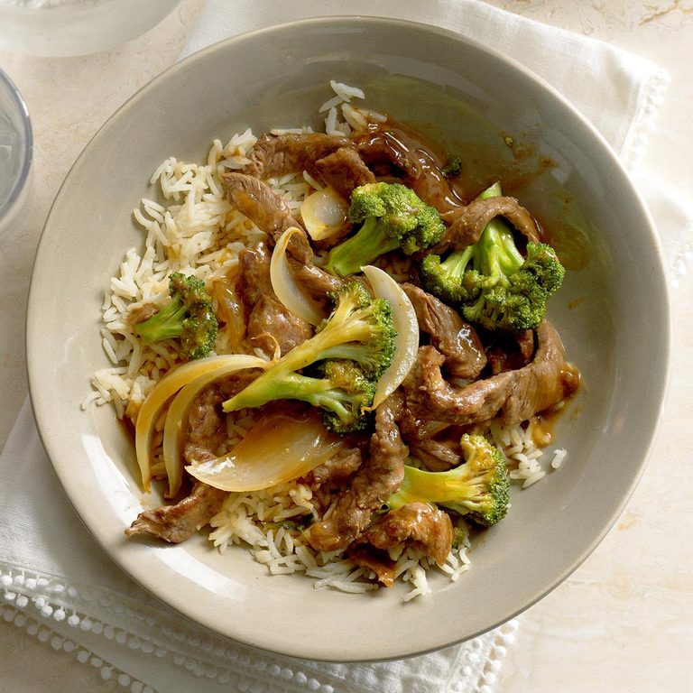 Ginger Beef Stir-Fry with Broccoli and Carrots