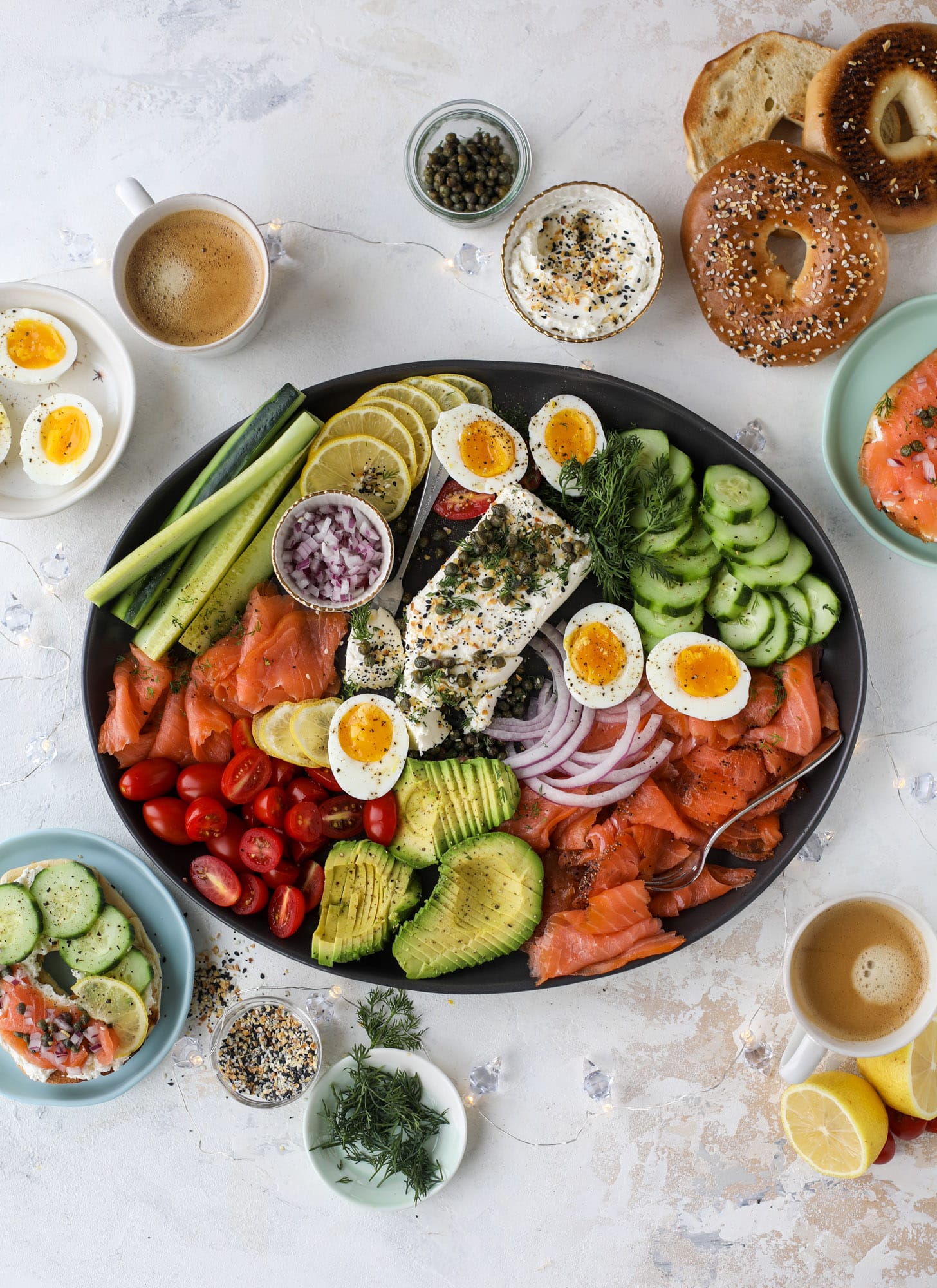 An Afraic Theas Smoked Salmon Platter