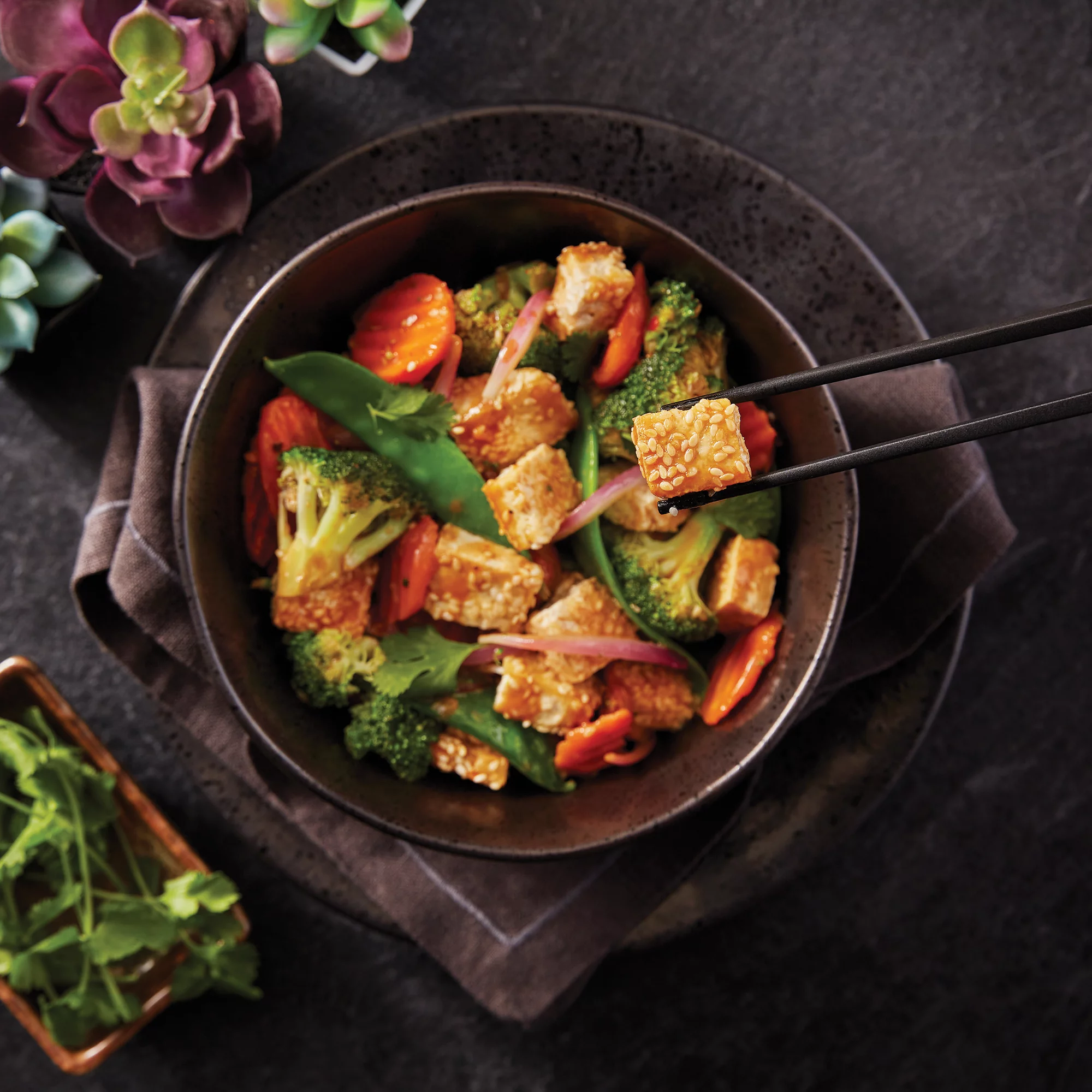 Crispy Authentic Tofu Stir-Fry