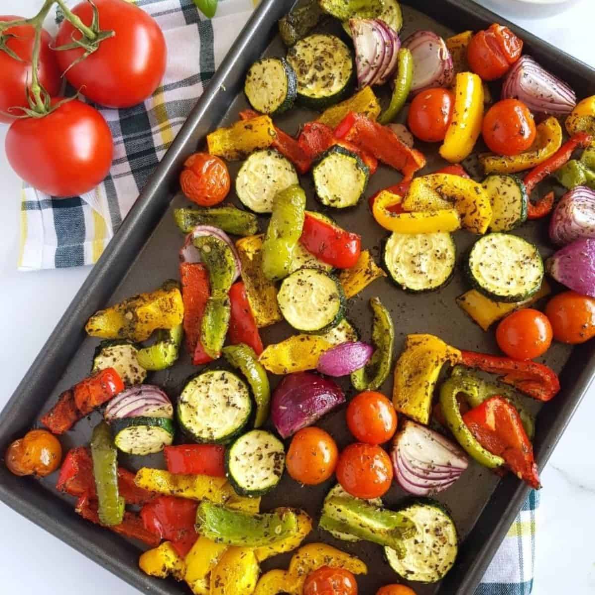 Sheet Pan Herb-Roasted Vegetables with Mediterranean and Indian Spices