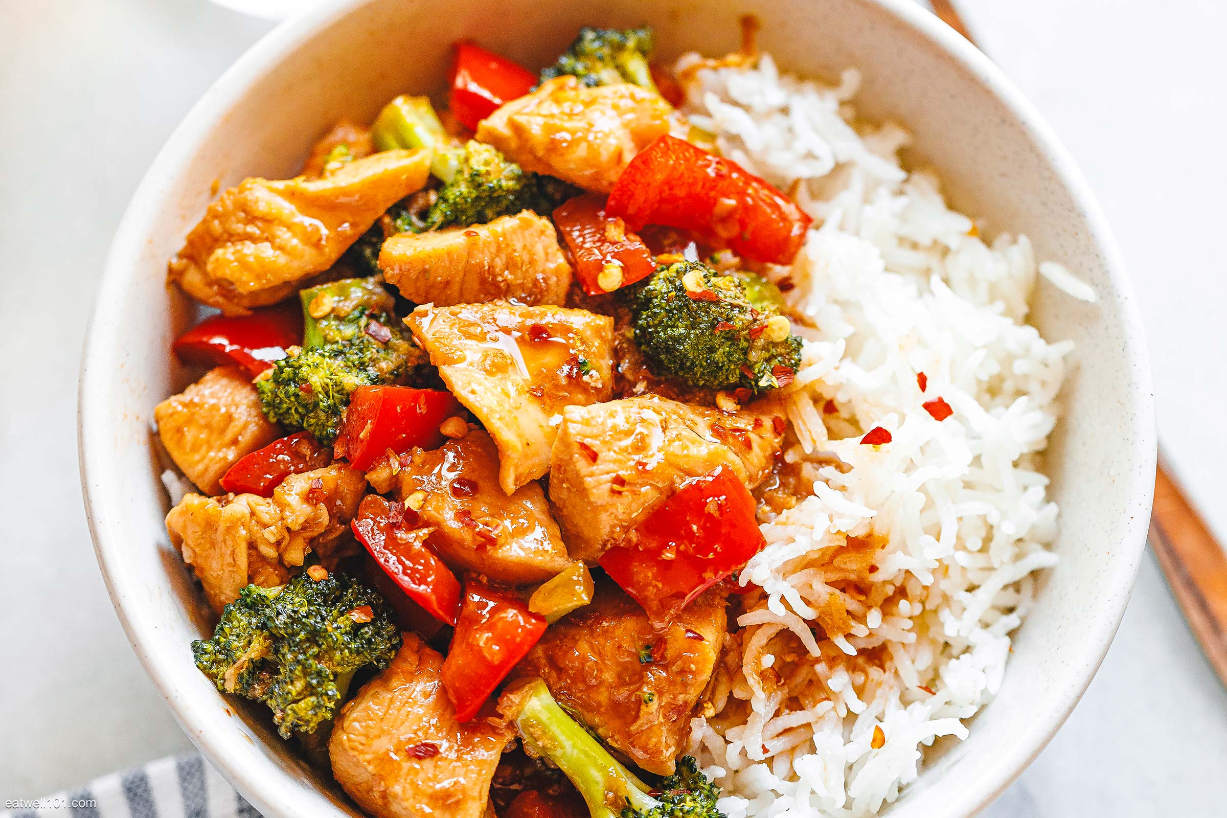 Teriyaki-Baked Chicken with Rice