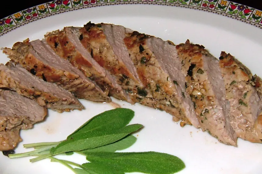 Huckleberry and Sage Pork Tenderloin