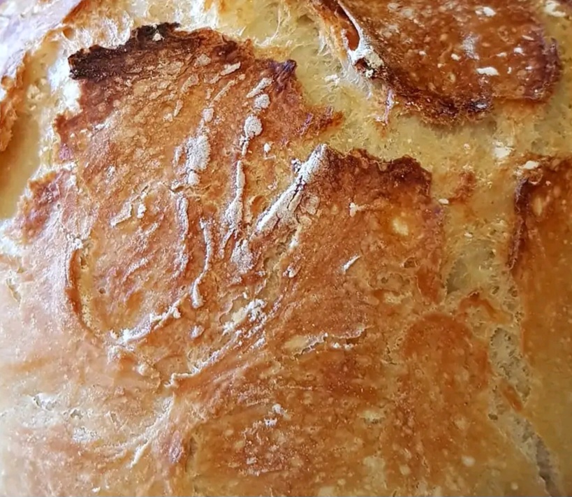 No-Knead Bread with Crusty Crust