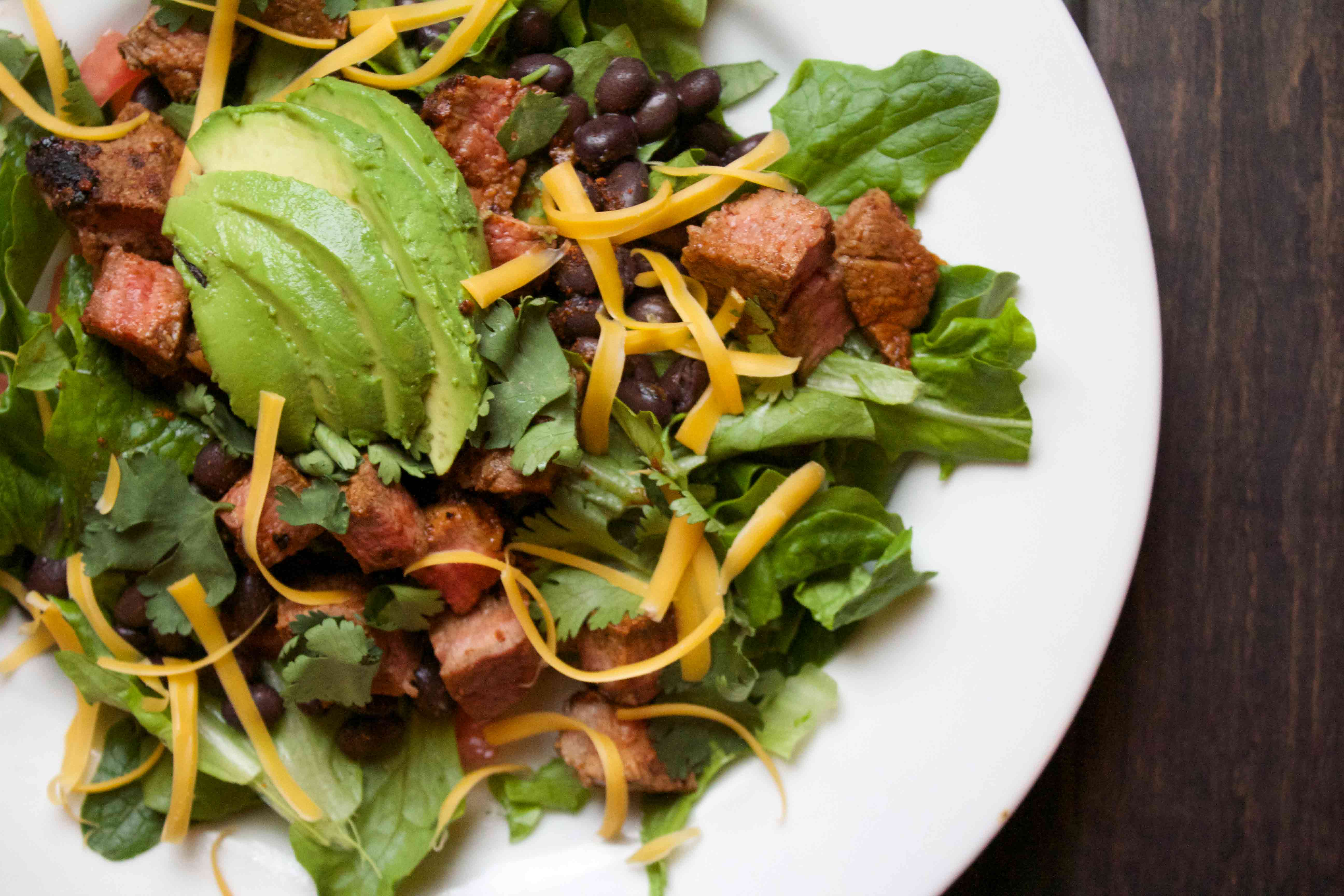 Smoky Chipotle Steak with Cucumber Salad
