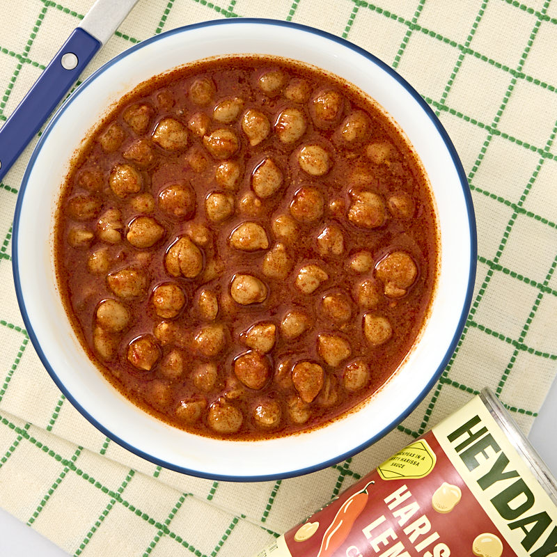 Harissa-Spiced Chickpeas with Lemon Zest