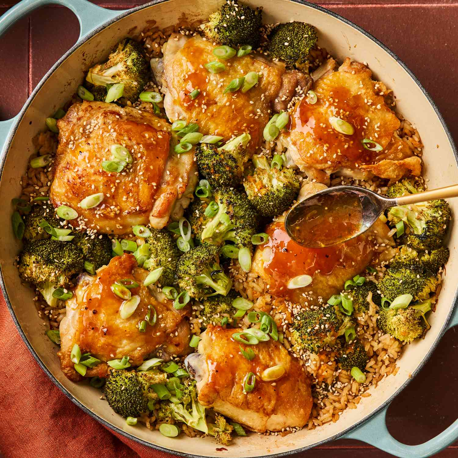 Herb-Sear Chicken and Tofu Skillet