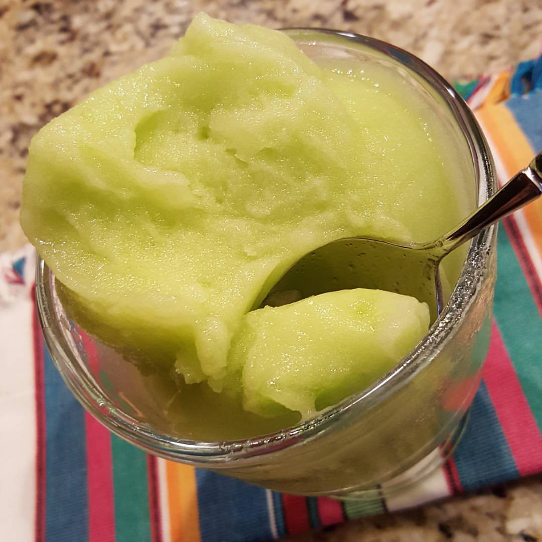 Honeydew and Mint Sorbet