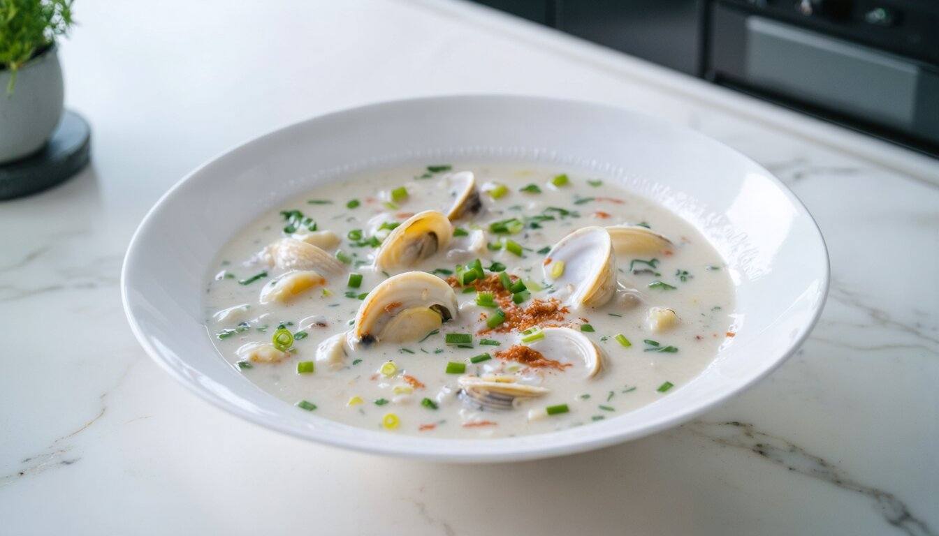 Clam and Potato Chowder with Smoked Paprika