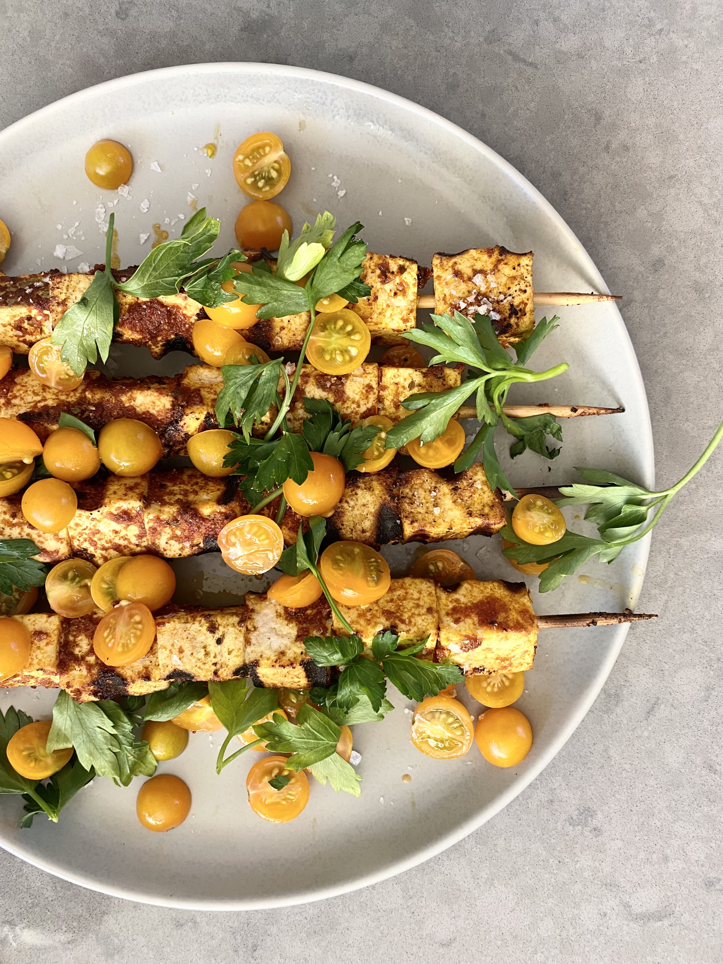 Bekasi Street-Style Spiced Tofu Skewers