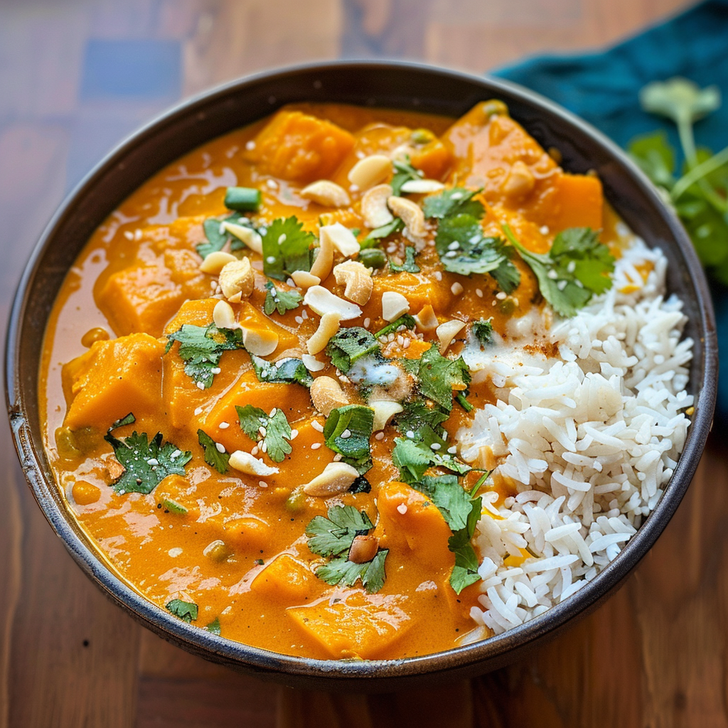 Bekasi-Style Sweet Potato and Coconut Curry