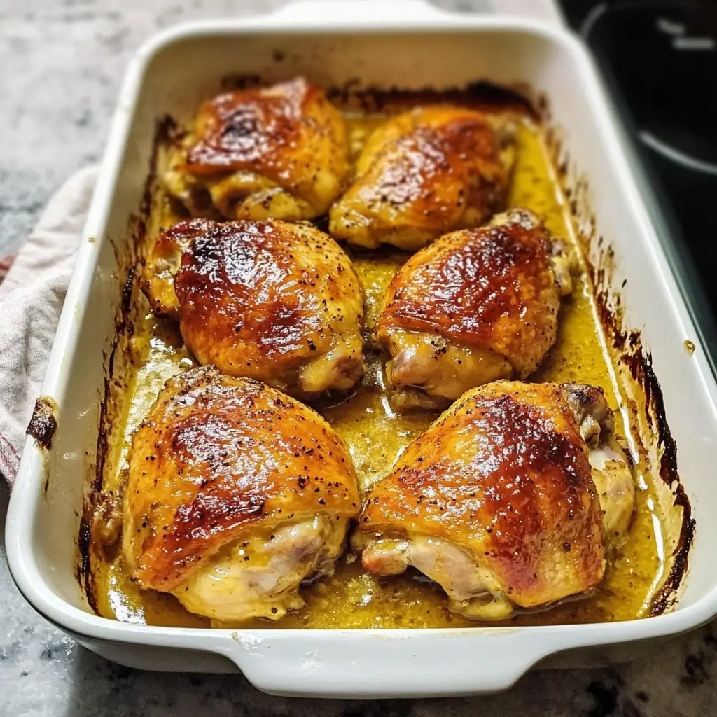 Smith's Simple Baked Chicken with Honey-Mustard Glaze