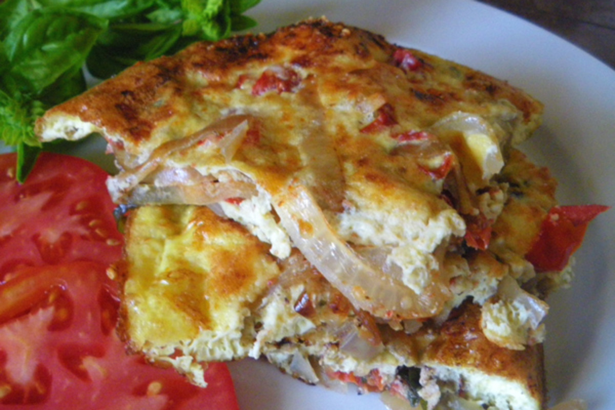 Sun-Dried Tomato Basil Frittata