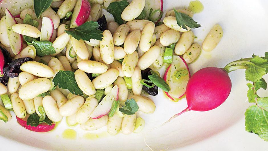 Lemon-Dill White Bean Salad with Radishes