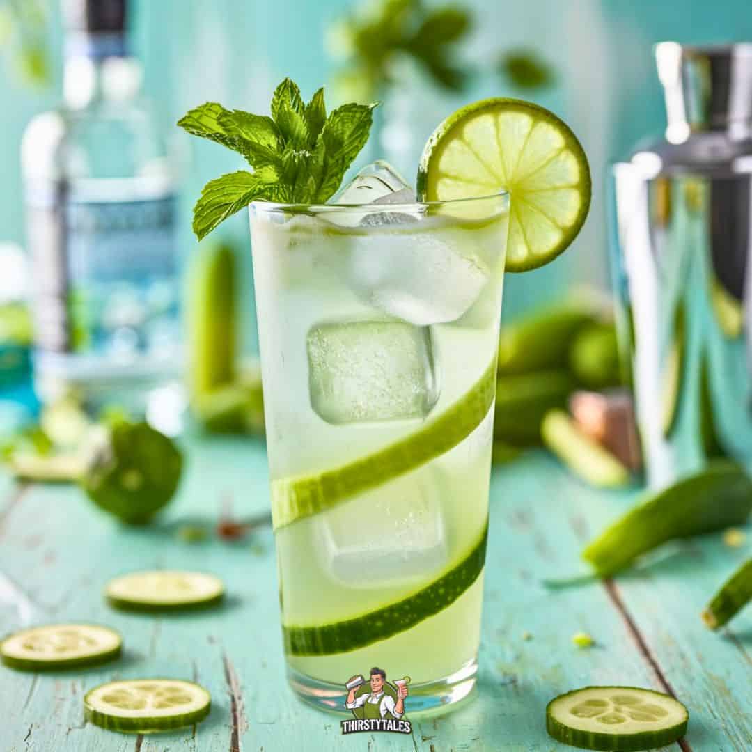 Cucumber-Ginger Gin Cooler