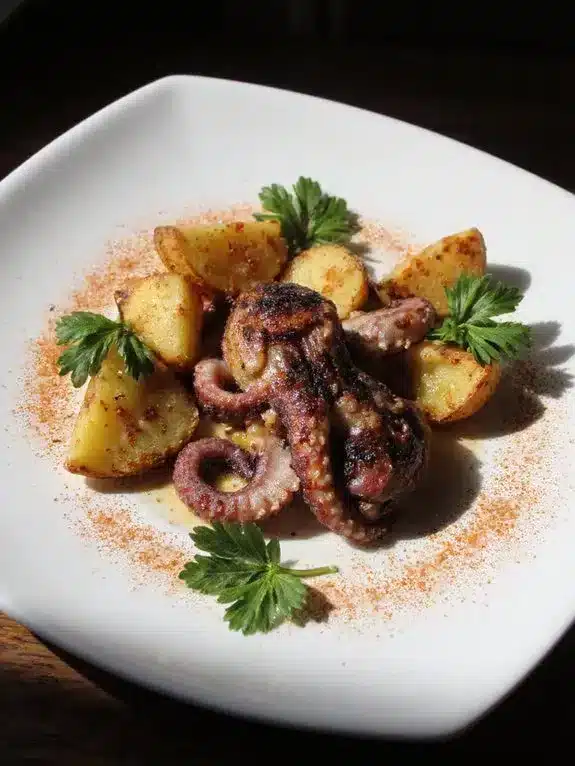 Smoked Paprika Octopus with Boiled Potatoes