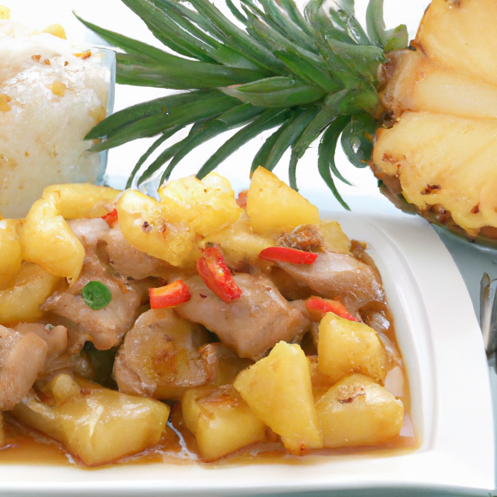 Pork and Pineapple Stir-Fry with Soy-Vinegar Sauce
