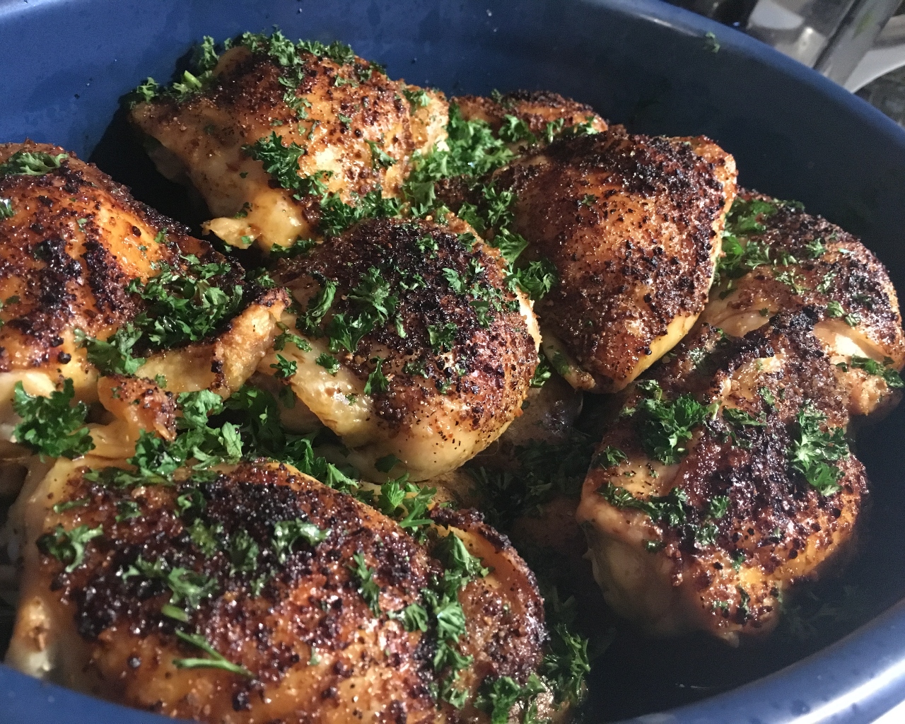 Herb-Roasted Chicken and Potatoes with Lemon