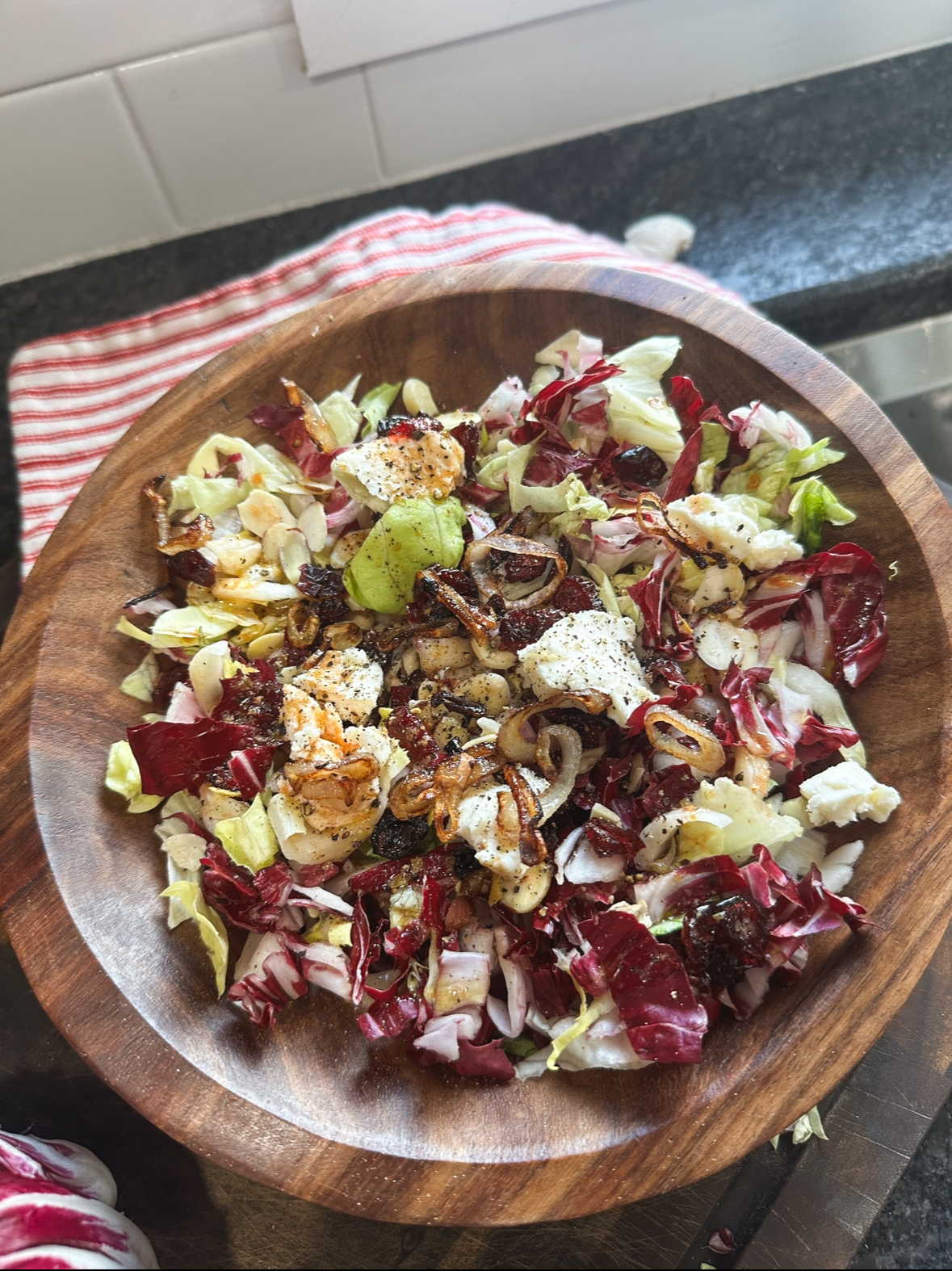 Radicchio-Endive Salad with Citrus-Honey Dressing