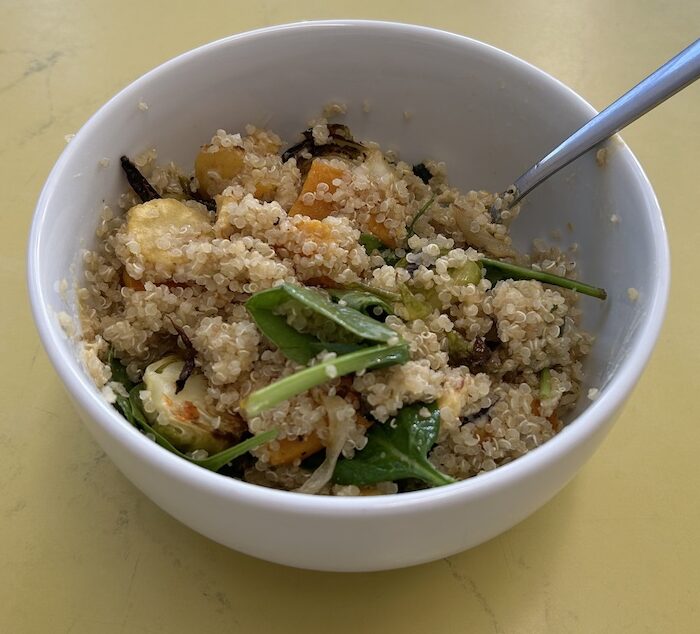 Inquiry Quinoa Bowl with Roasted Root Veggies
