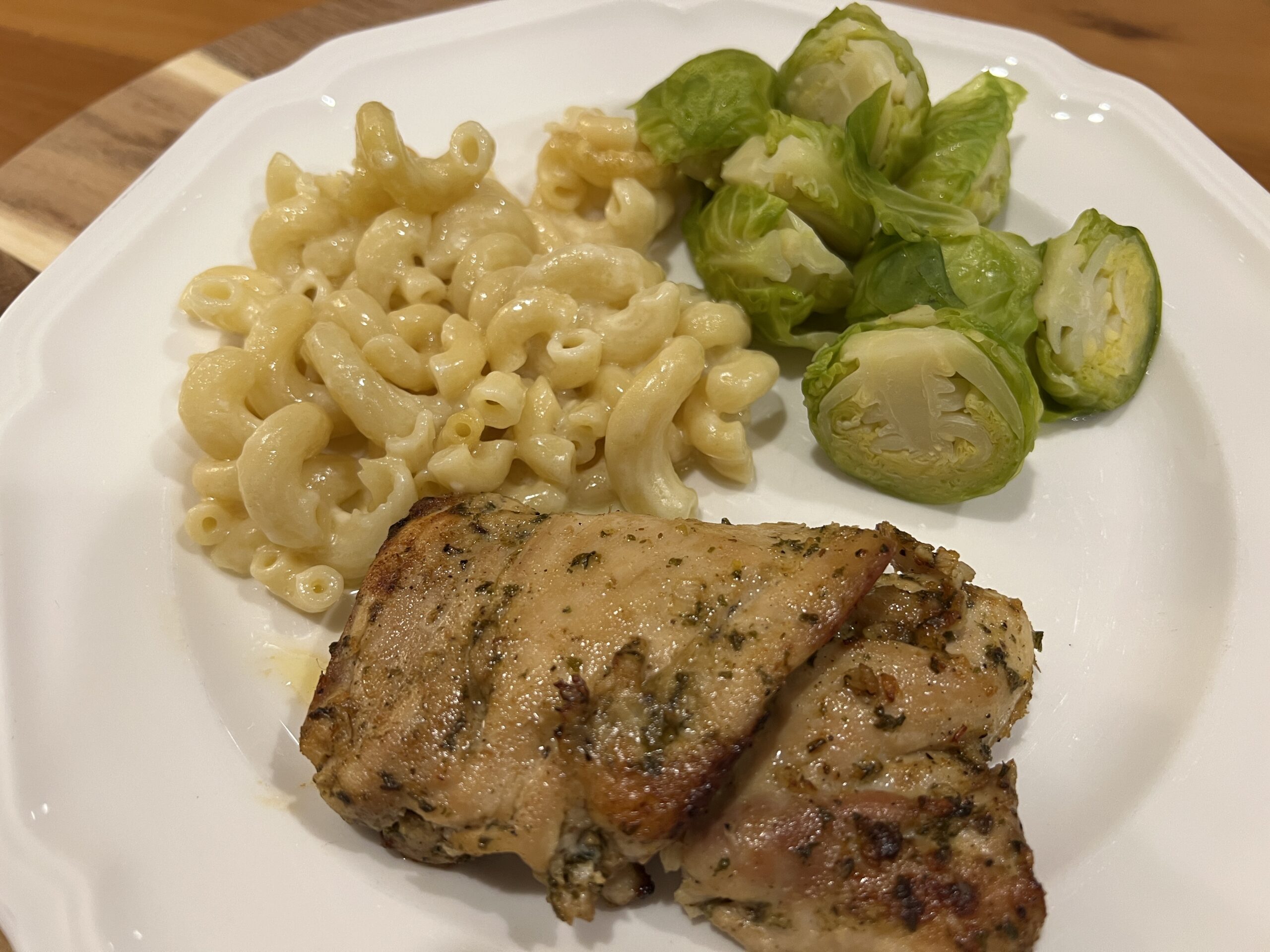 Herb-Crusted Baked Chicken Thighs with Lemon and Garlic