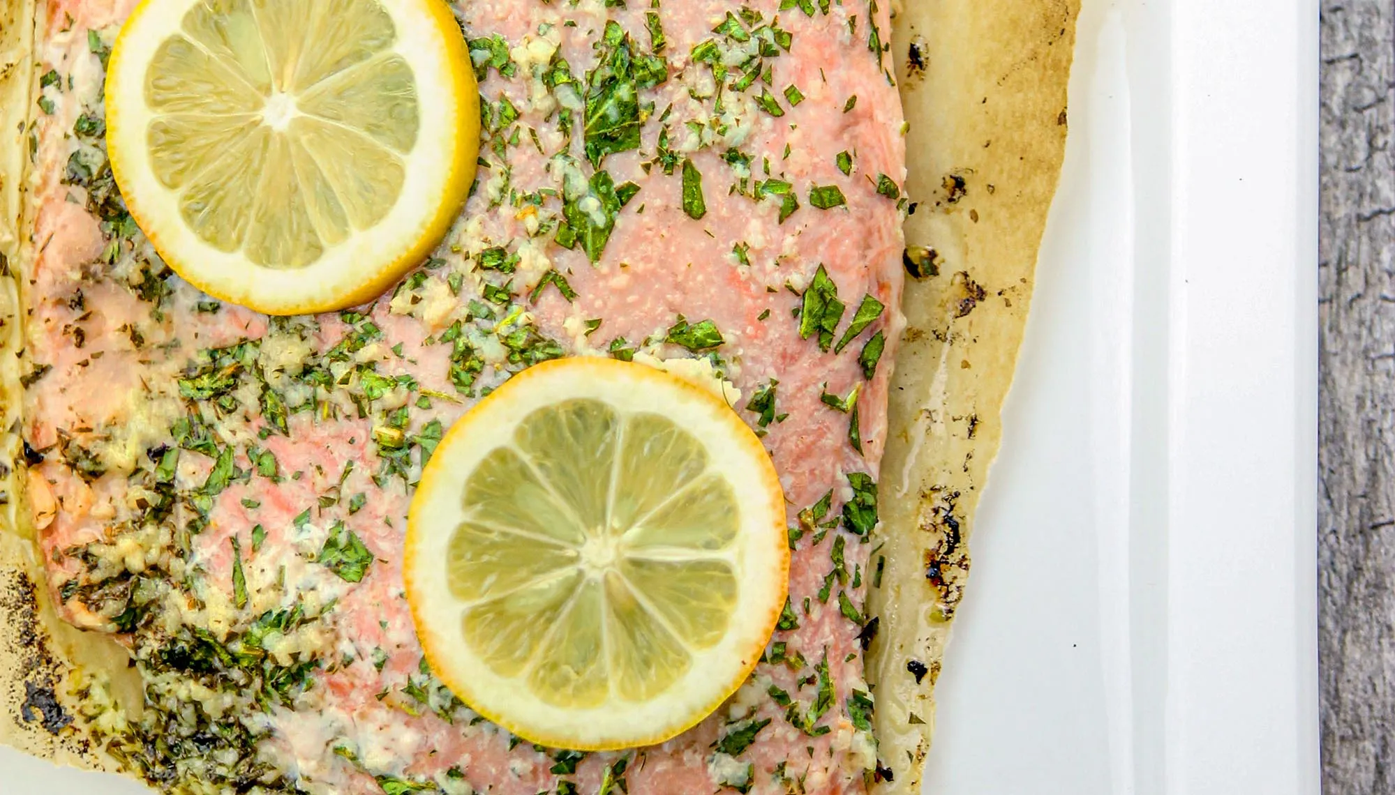 Lemon-Dill Salmon with Herb Butter Sauce