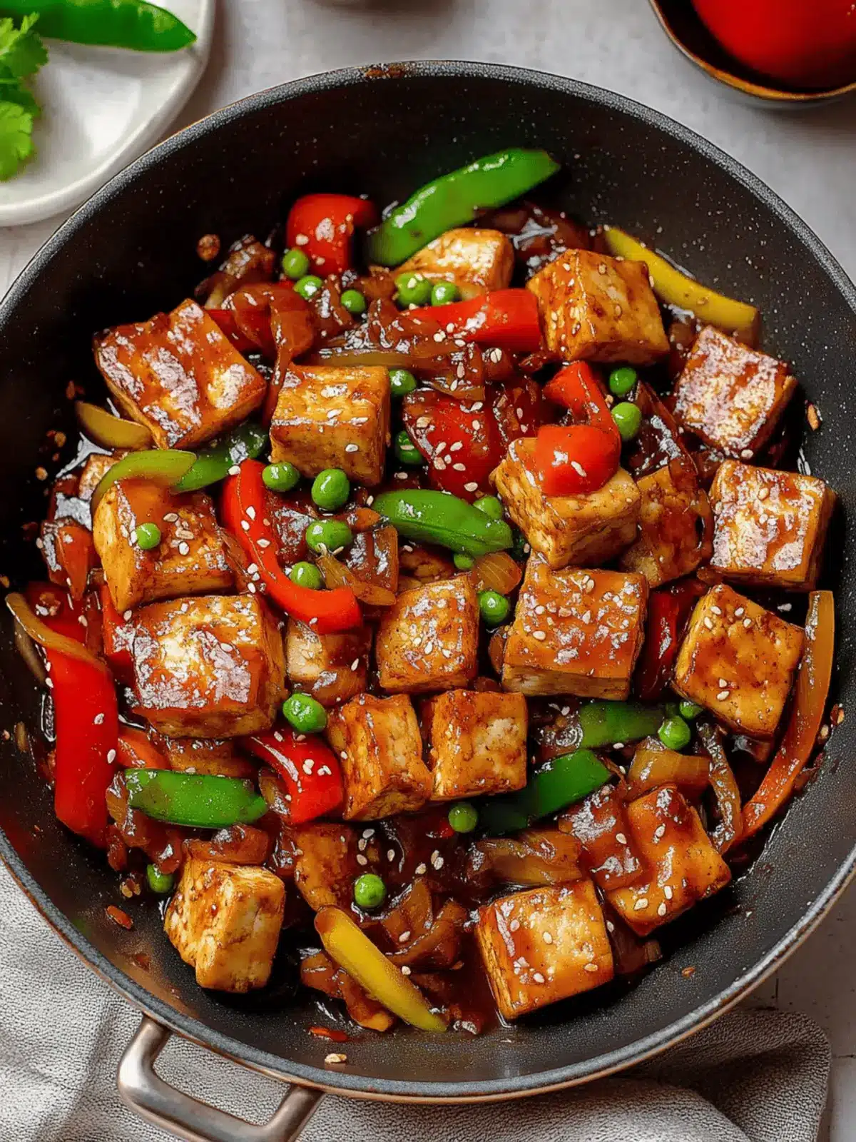 Golden Crispy Tofu Stir-Fry
