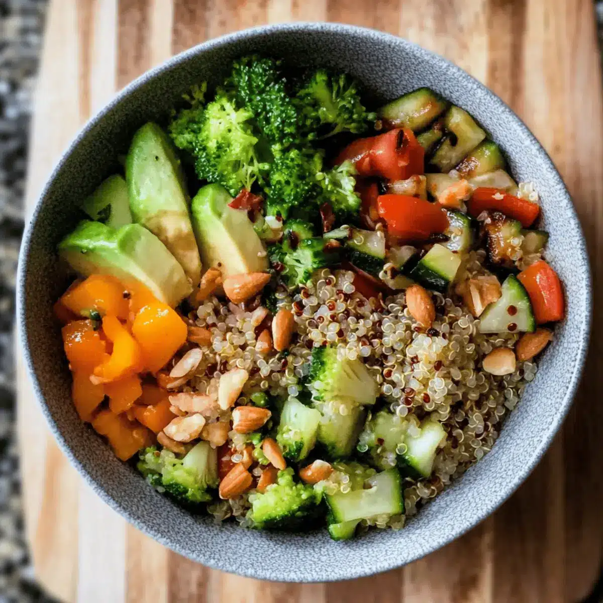 Low-Calorie Quinoa and Veggie Bowl