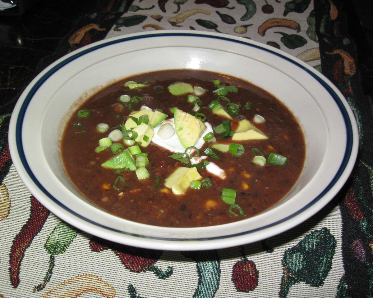 Smoky Paprika-Style Black Bean Soup