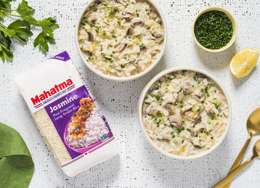 Sake-Infused Mushroom Rice Soup