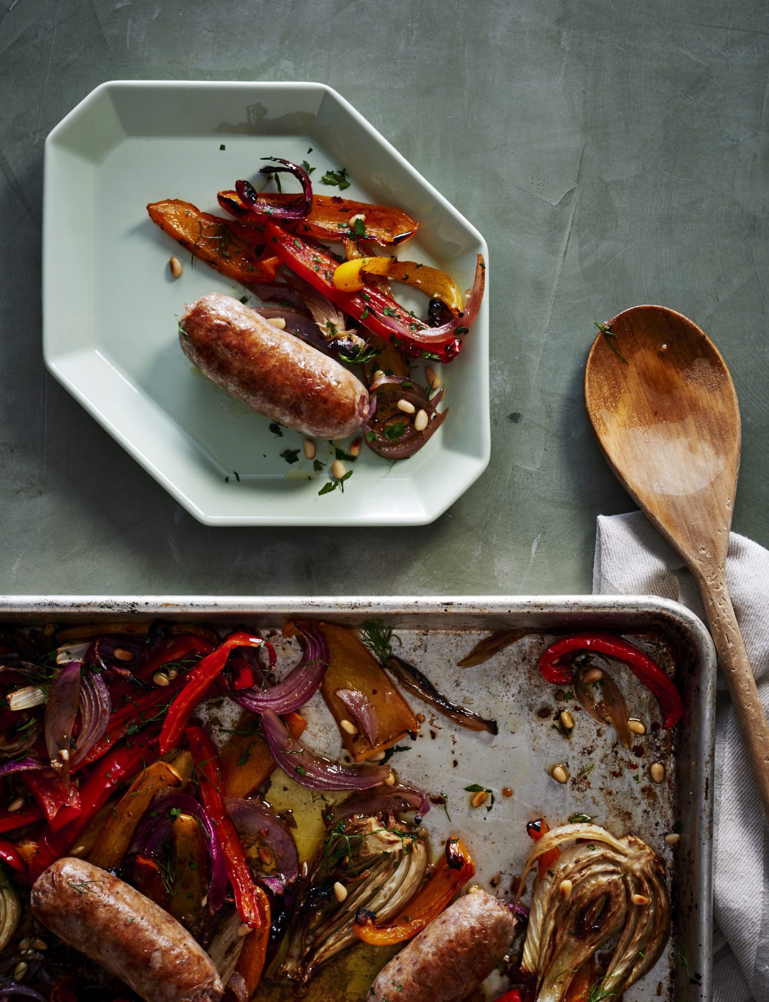One-Pan Sausage and Peppers with Fennel