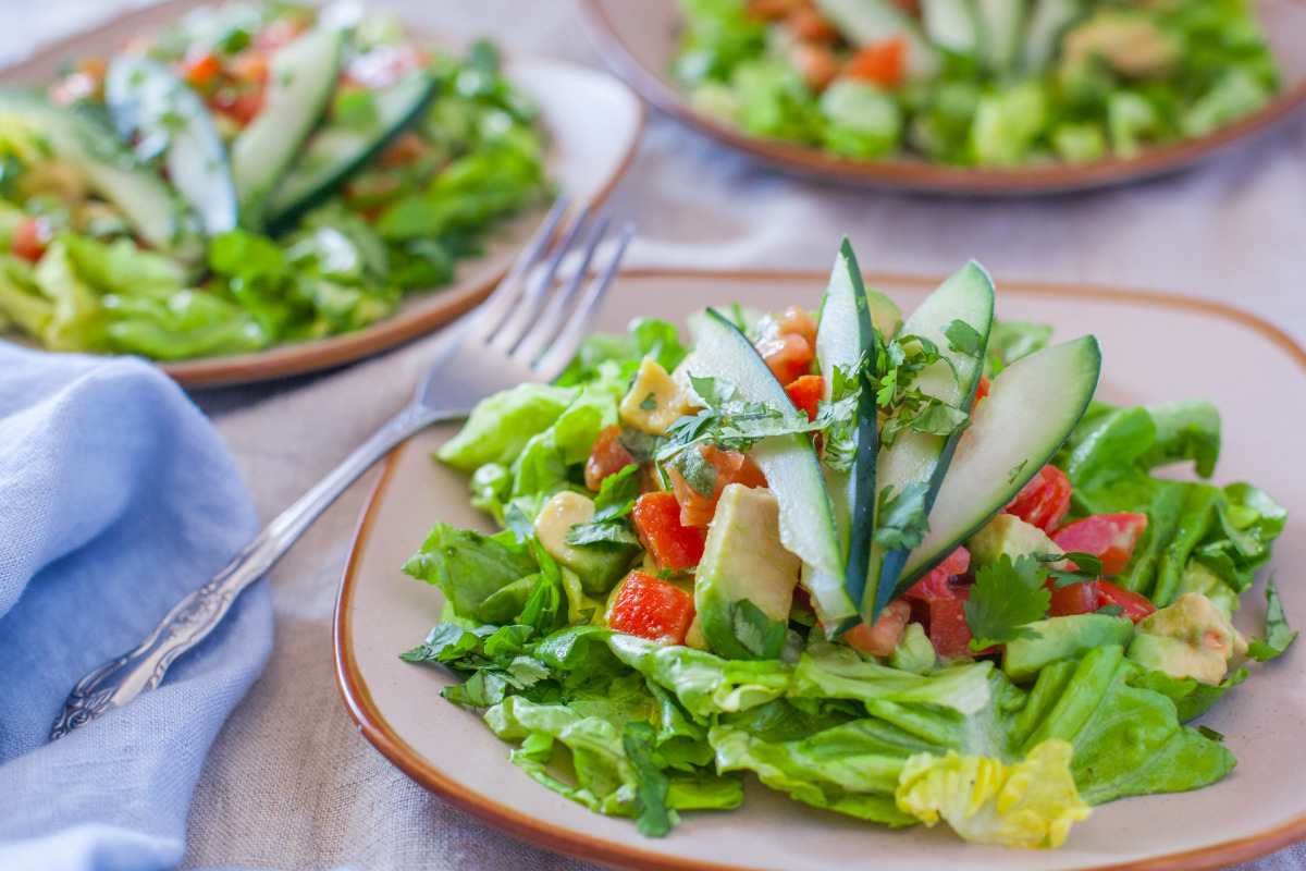 Lime Ring Salad with Avocado