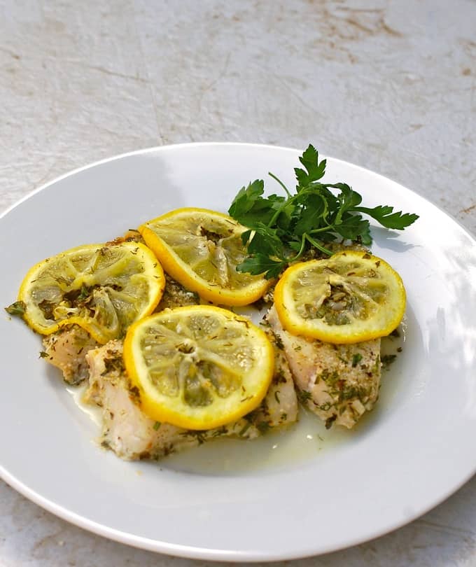 Jones Baked Seafood with Lemon