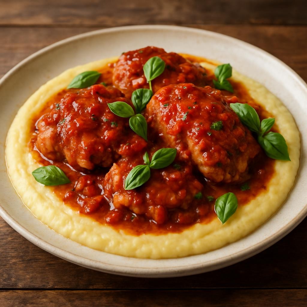 Slow-Simmered Tomato-Braised Chicken Thighs