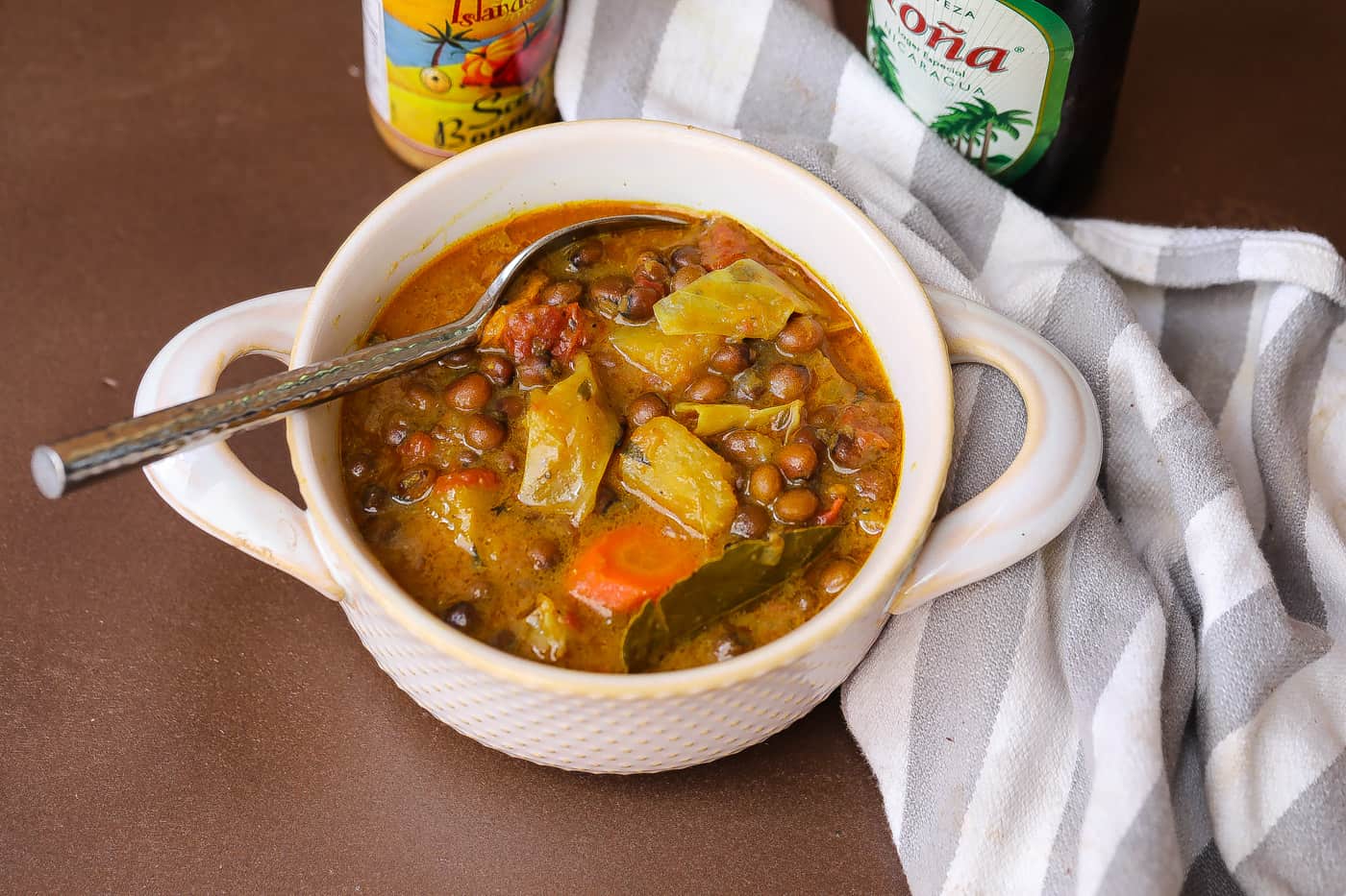 Vegetarian Pigeon Pea and Rice Stew