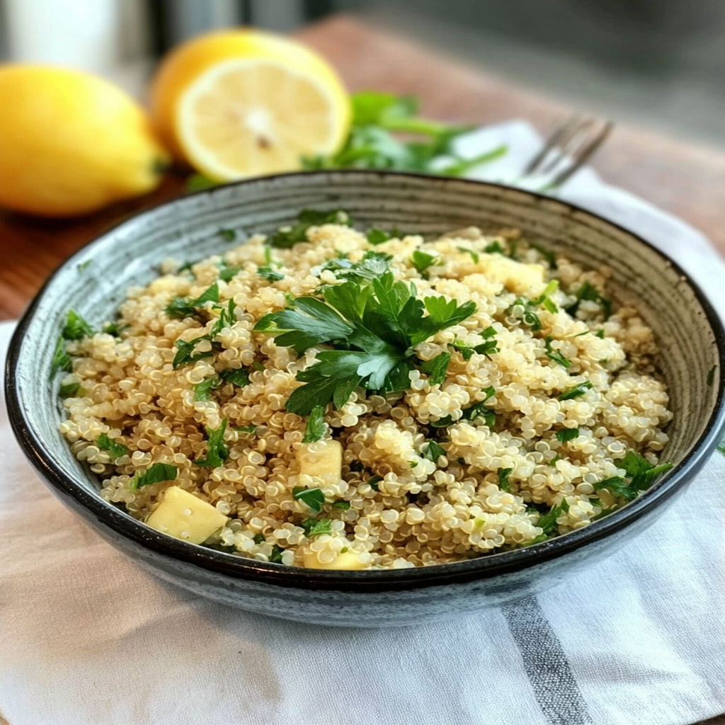 Zesty Lemon Herb Quinoa Salad