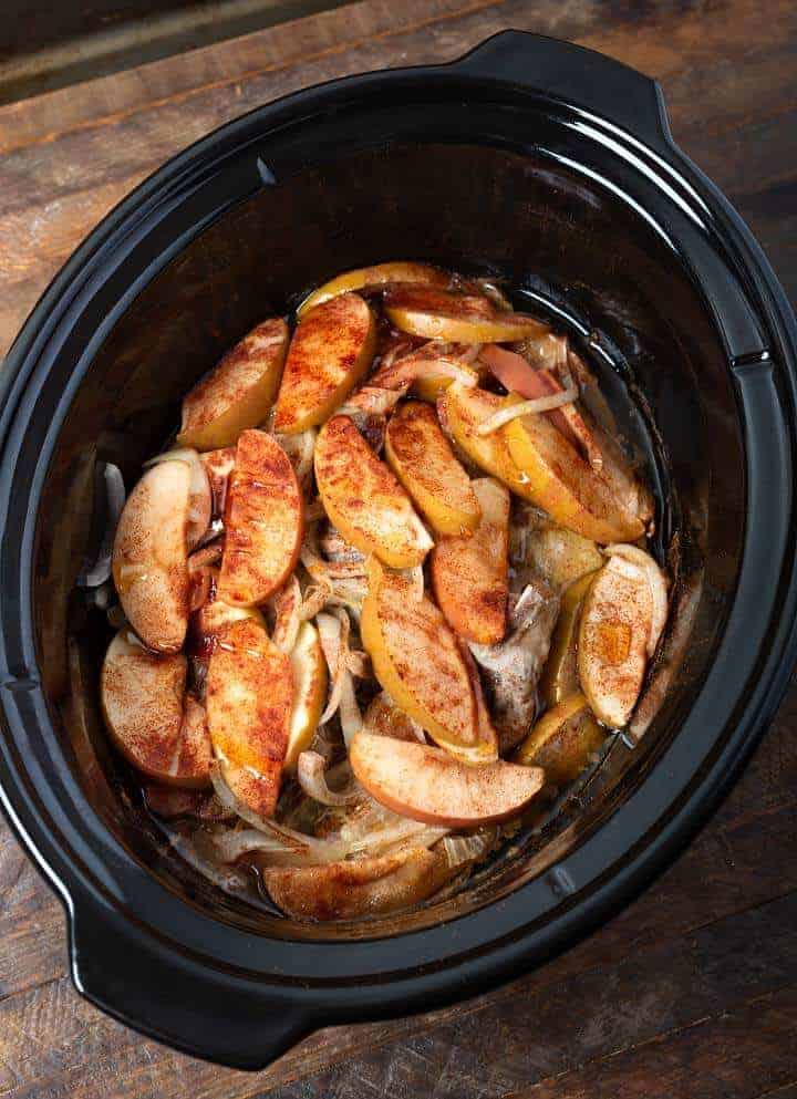 Slow-Cooked Apple and Cinnamon Pork Shoulder