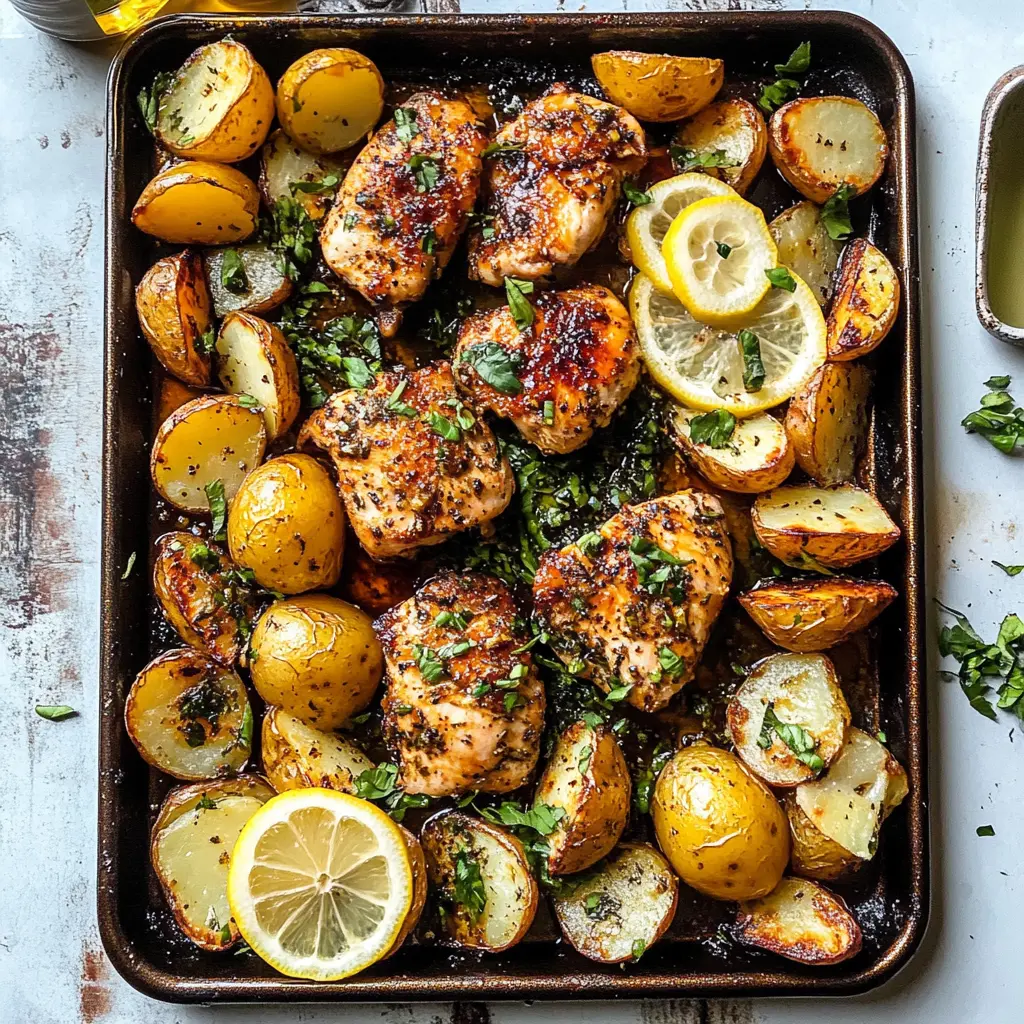 One-Pan Lemon Thyme Chicken with Potatoes