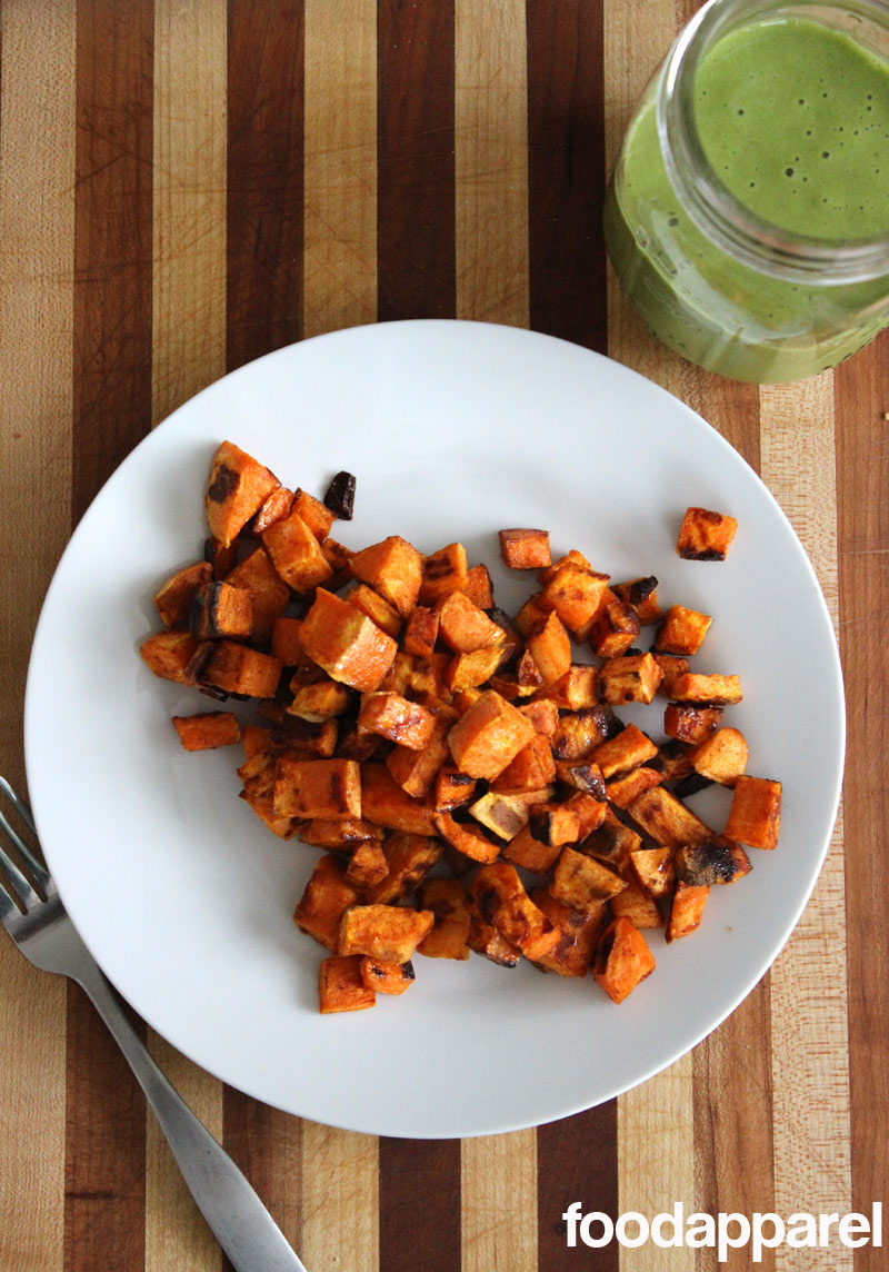 Maple-Cinnamon Baked Sweet Potatoes