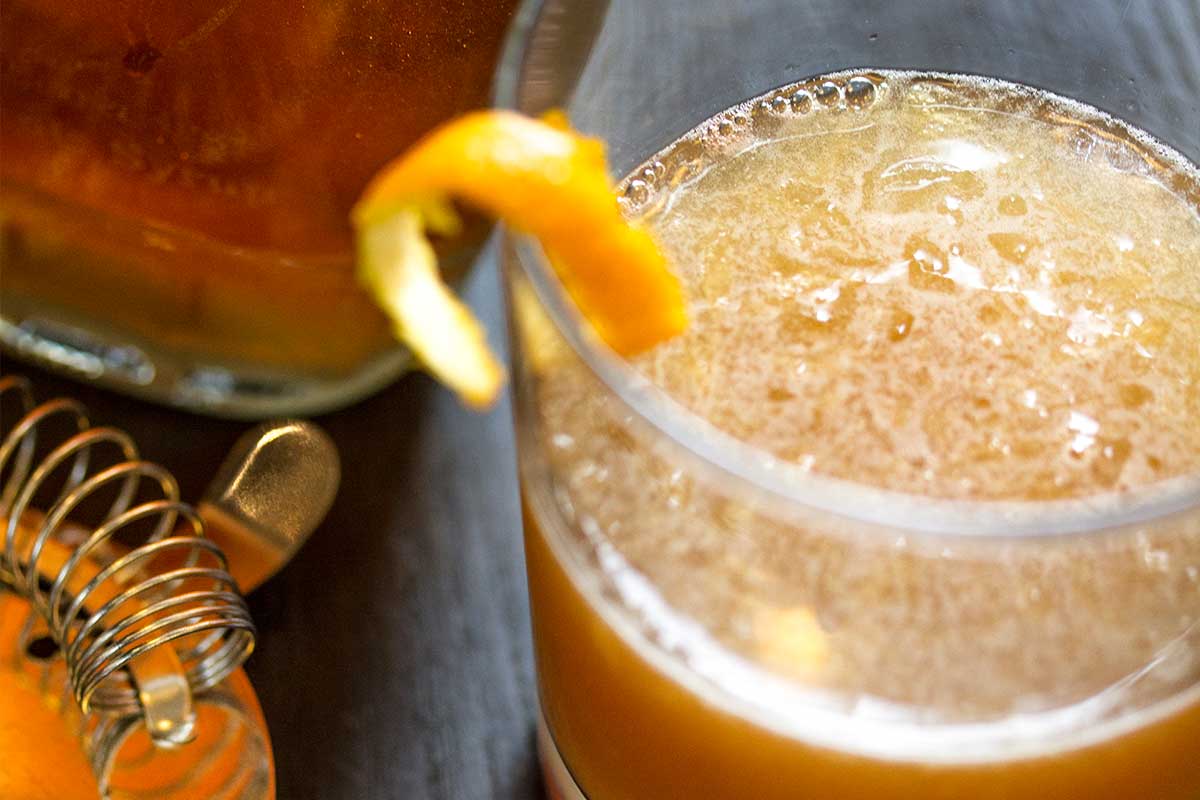 Rye-Forward Old Fashioned with Maple