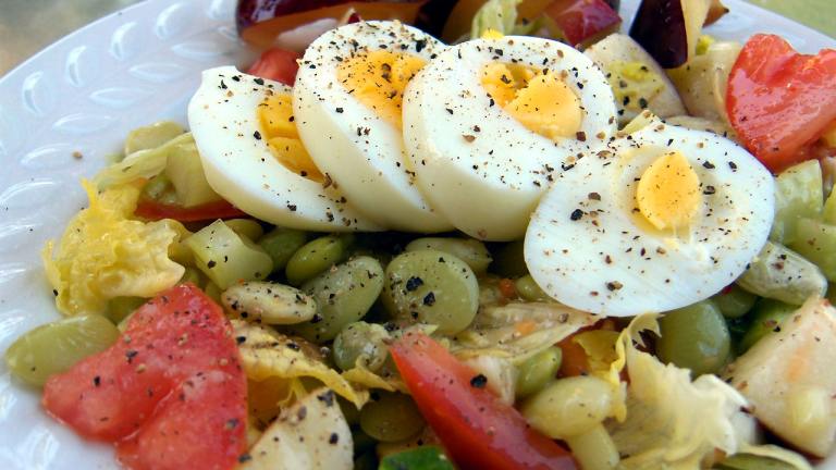 Half-Boiled Egg Salad