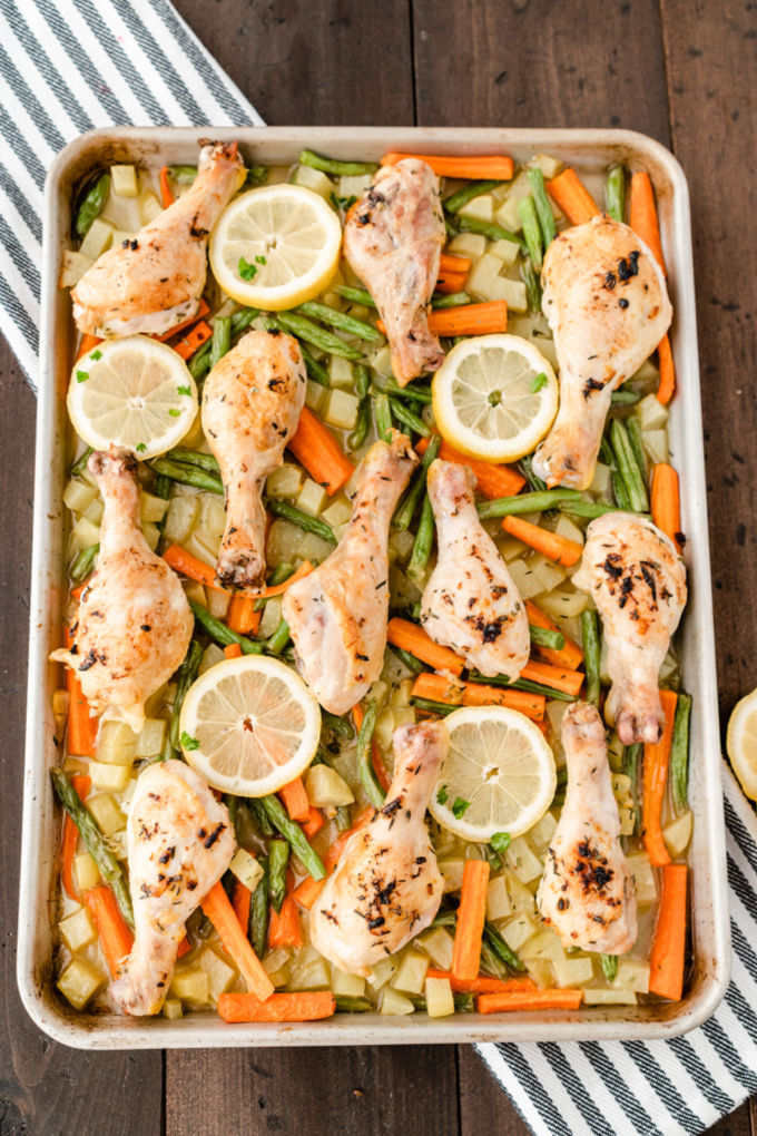 One-Pan Chicken with Lemon and Thyme