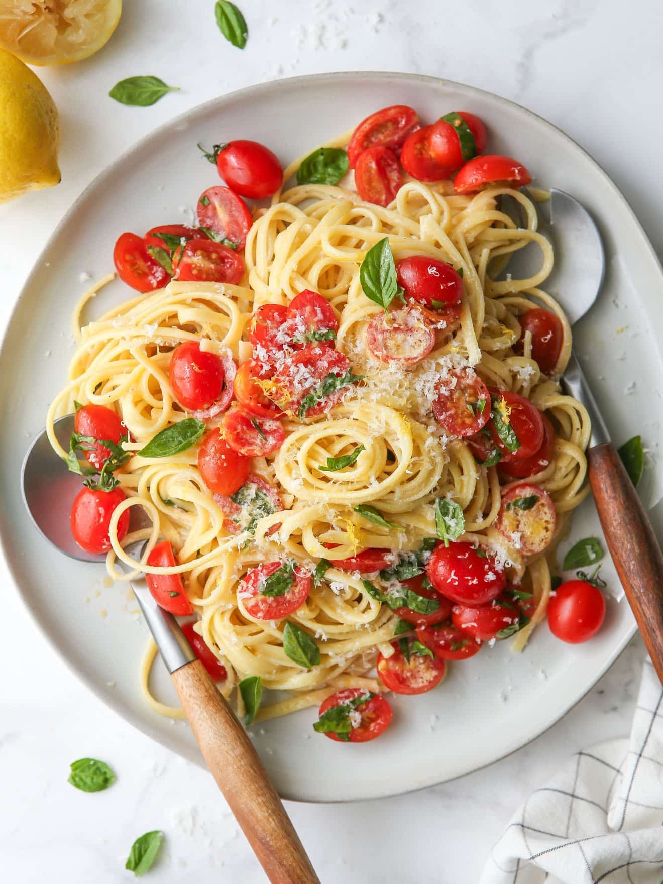Aperol-Lemon Pasta with Cherry Tomatoes