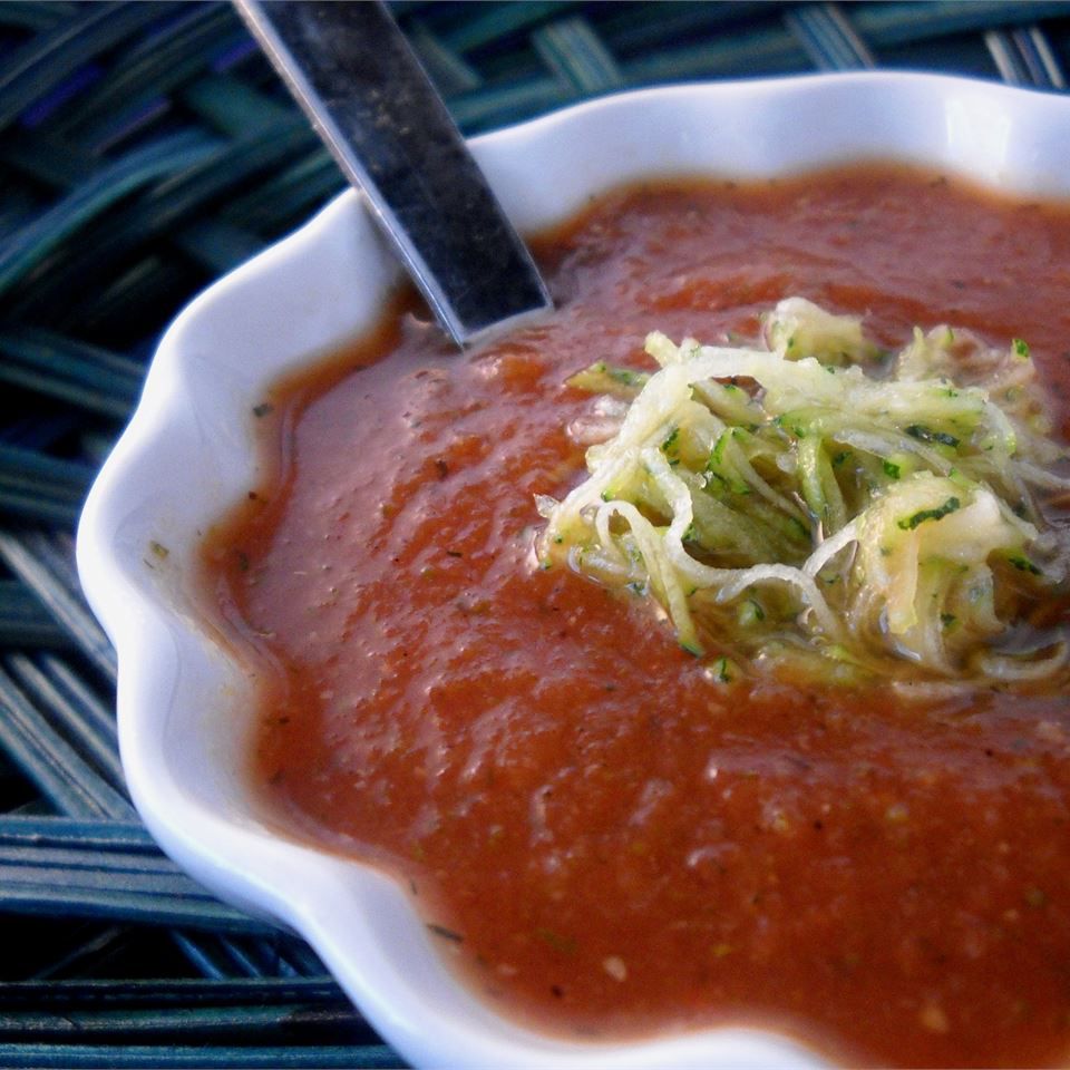 Tomato-Zucchini Herb Soup