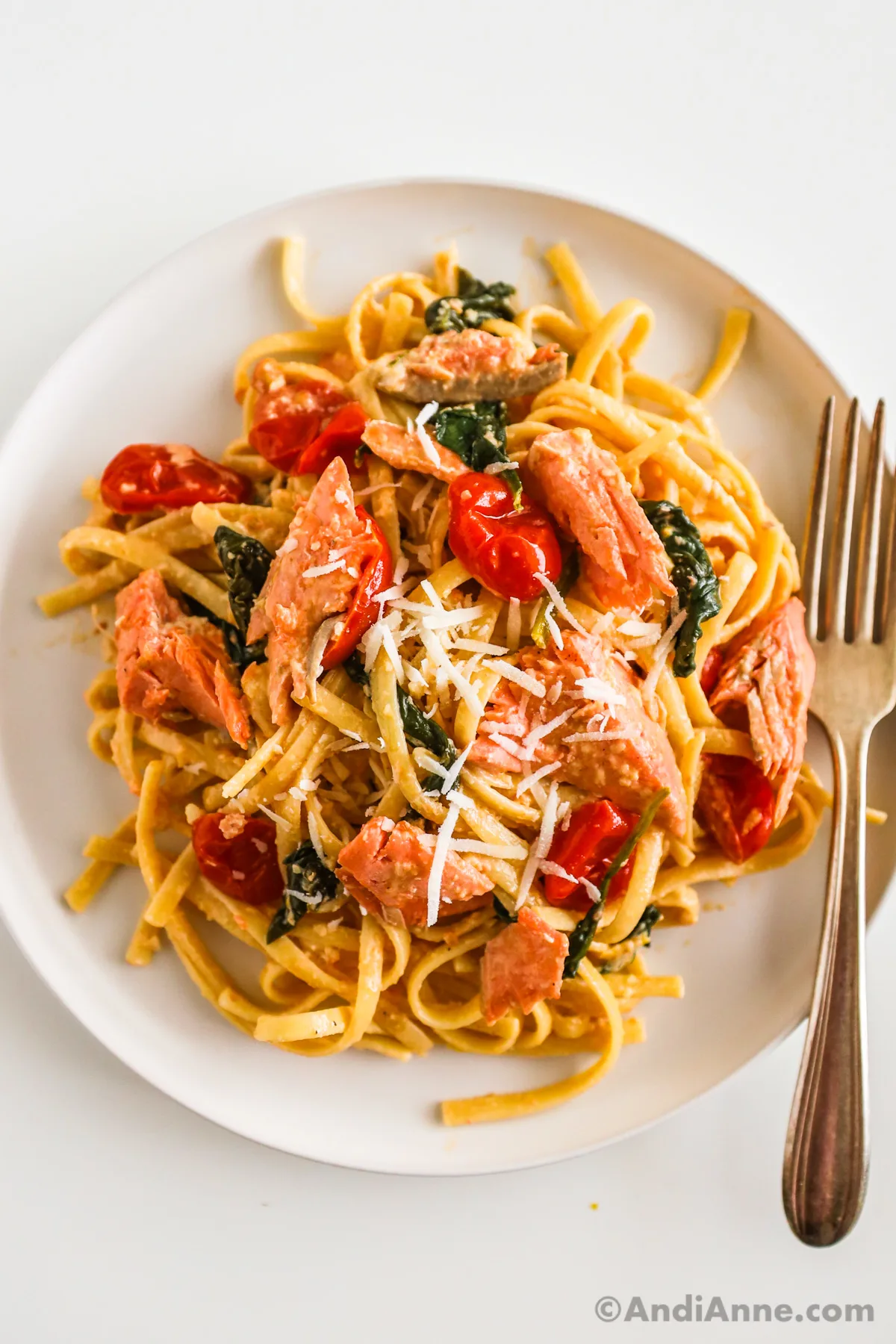 Norwegian Salmon and Lemon Pasta with Fresh Herbs