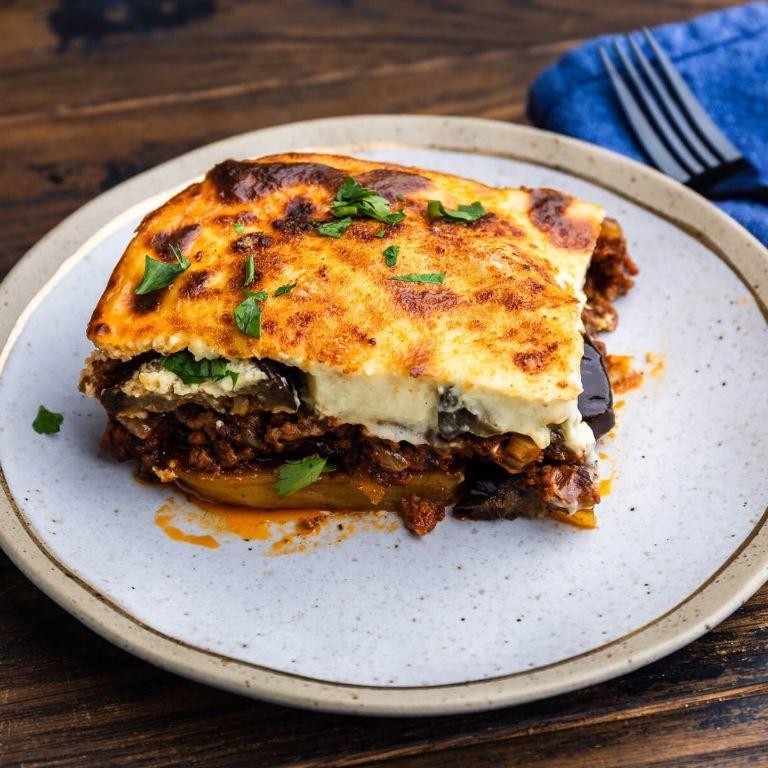 Eggplant and Beef Moussaka